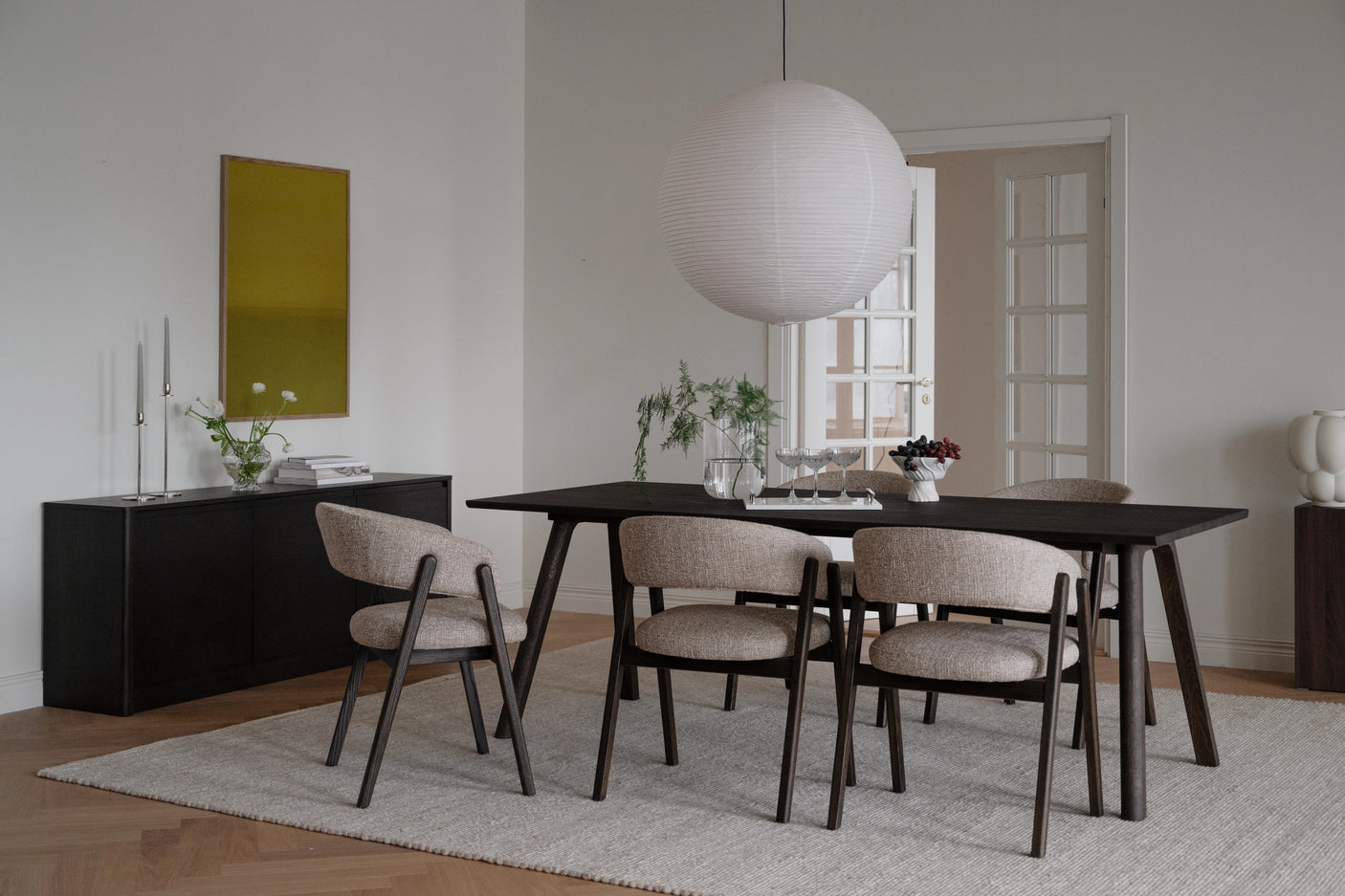 Barnaby lenestol mørk beige/brun Rowico Lenestol