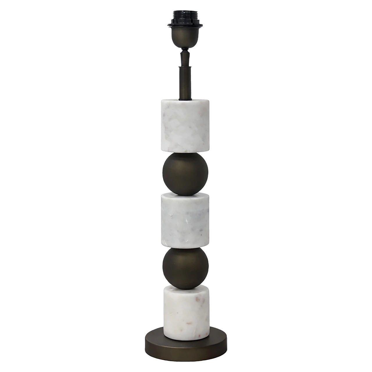 Bordlampe Kiera messing antikk Richmond Interiors Bordlampe