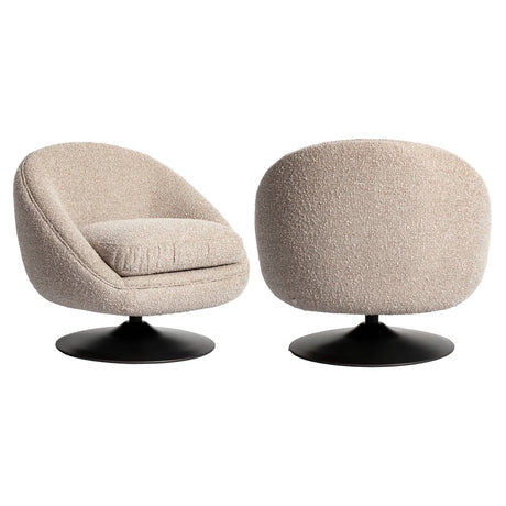 Lounge chair Nodo naturlig chunky svingbar Richmond Interiors Lenestol