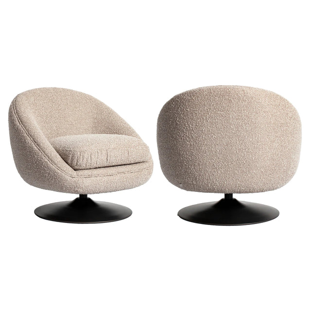 Lounge chair Nodo naturlig chunky svingbar Richmond Interiors Lenestol