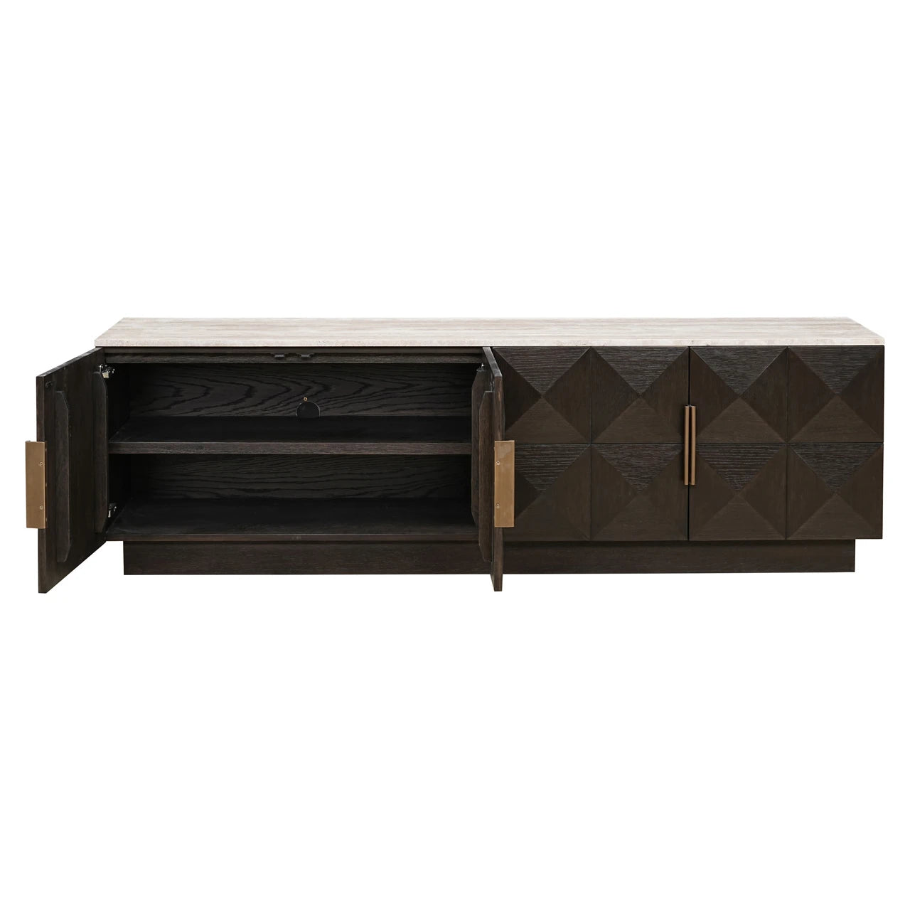 TV-benk Claremont brun Richmond Interiors TV-benk