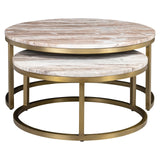 Salongbord Bottega Blush beige Sett med 2 Richmond Interiors Sofabord
