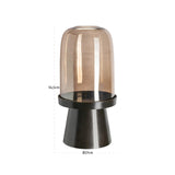 Hurricane light Meave valnøtt stor Richmond Interiors Lanterne og lysglass