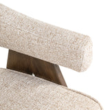 Spisestol Mori kremfarget tweed brannhemmende Richmond Interiors Spisestol