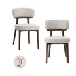 Spisestol Basker naturlig fancy brannhemmende sett med 2 Richmond Interiors Spisestol