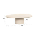 Salongbord Clayton beige 110x90 Richmond Interiors Sofabord