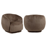 Lounge chair Negreslo brun fluffy Richmond Interiors Lenestol