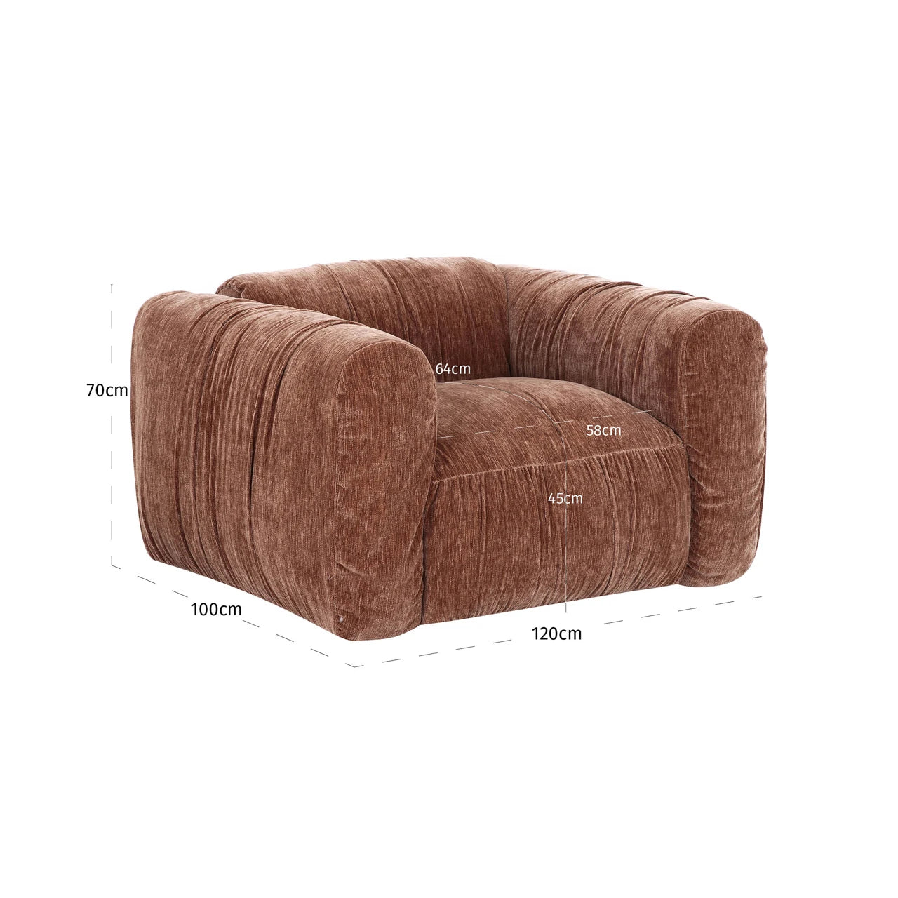 Lenestol Monty be straight kaffe Richmond Interiors Lenestol
