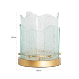 Hurricane light Danila gold small Richmond Interiors Lanterne og lysglass