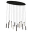 Lysekrone Oxley bronse stor Richmond Interiors Taklampe