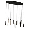 Lysekrone Oxley bronse stor Richmond Interiors Taklampe