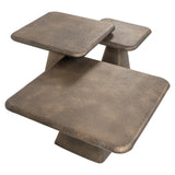 Salongbord Marlie gull sett med 3 Richmond Interiors Sofabord