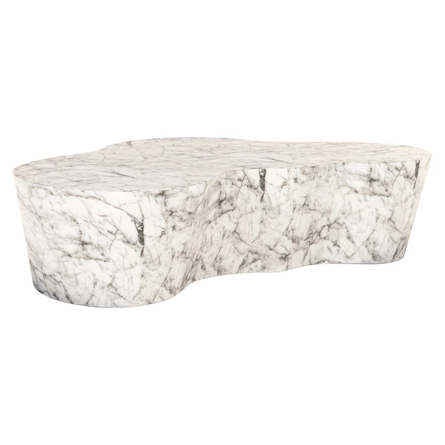 Utendørs salongbord Rockyard hvit marmorlook Richmond Interiors Sofabord