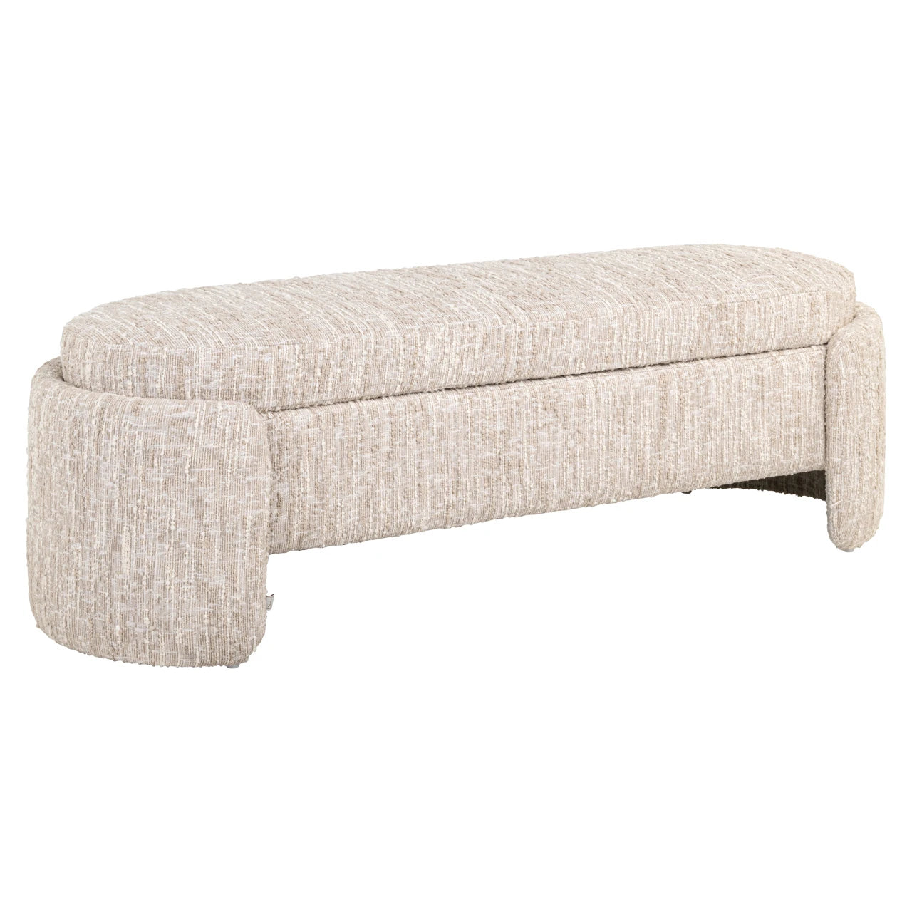 Benk Cupid beige angora med oppbevaring Richmond Interiors Benk