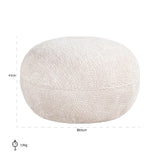 Pouffe & fotkrakk Jace nydelig krem Richmond Interiors Pall
