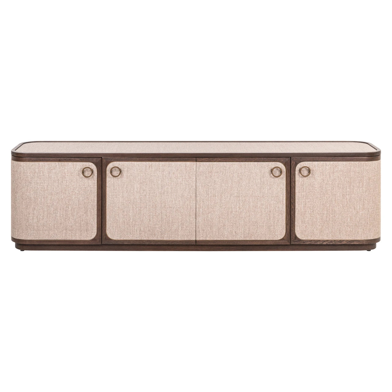 TV-benkskap Willox beige med 4 dører Richmond Interiors TV-benk