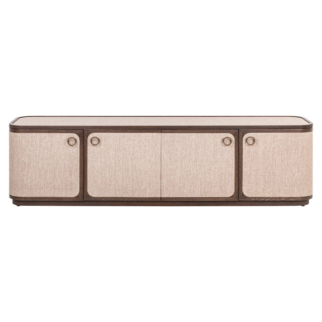 TV-benkskap Willox beige med 4 dører Richmond Interiors TV-benk
