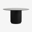 ERIE rundt spisebord i tre og marmor - ø140 cm - sort Nordal TABLES