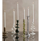 ERISKA lysestaker i glass - h15 cm - klart glass Nordal CANDLEHOLD