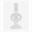 ERISKA lysestaker i glass - h15 cm - klart glass Nordal CANDLEHOLD
