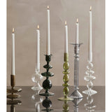 ERISKA lysestaker i glass - h23 cm - klart glass Nordal CANDLEHOLD