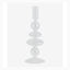 ERISKA lysestaker i glass - h23 cm - klart glass Nordal CANDLEHOLD
