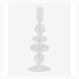 ERISKA lysestaker i glass - h23 cm - klart glass Nordal CANDLEHOLD
