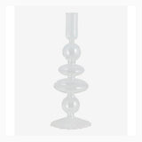 ERISKA lysestaker i glass - h23 cm - klart glass Nordal CANDLEHOLD