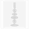 ERISKA lysestaker i glass - h23 cm - klart glass Nordal CANDLEHOLD