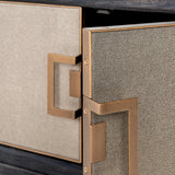 TV-benk Bloomville brass shagreen Richmond Interiors TV-benk