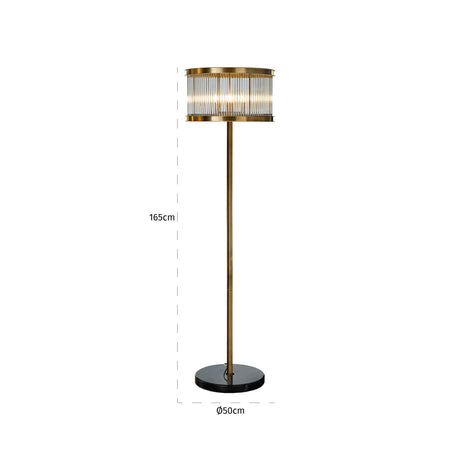 Gulvlampe Nadine bronse Richmond Interiors Gulvlampe