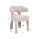Spisestol Nerio natural fancy Richmond Interiors Spisestol