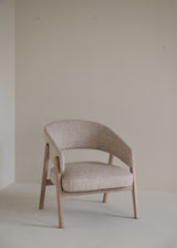 Barnaby lenestol beige/whitewash Rowico Lenestol