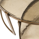 Salongbord Cleo gold sett med 2 Richmond Interiors Sofabord