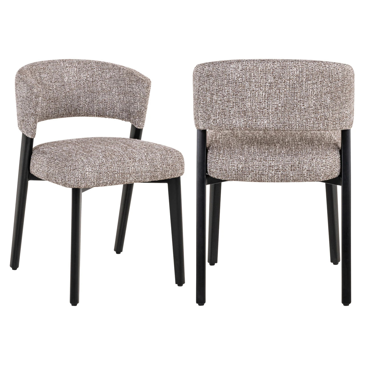 Spisestol Zeno jordfarget tweed Richmond Interiors Spisestol