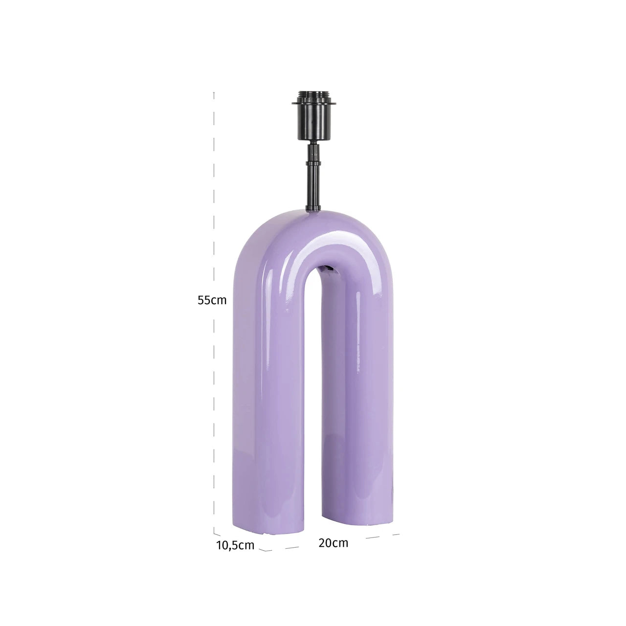 Bordlampe Elvine lilla Richmond Interiors Bordlampe
