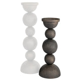 Lysestake Jersey messing antikk liten Richmond Interiors Lysestake