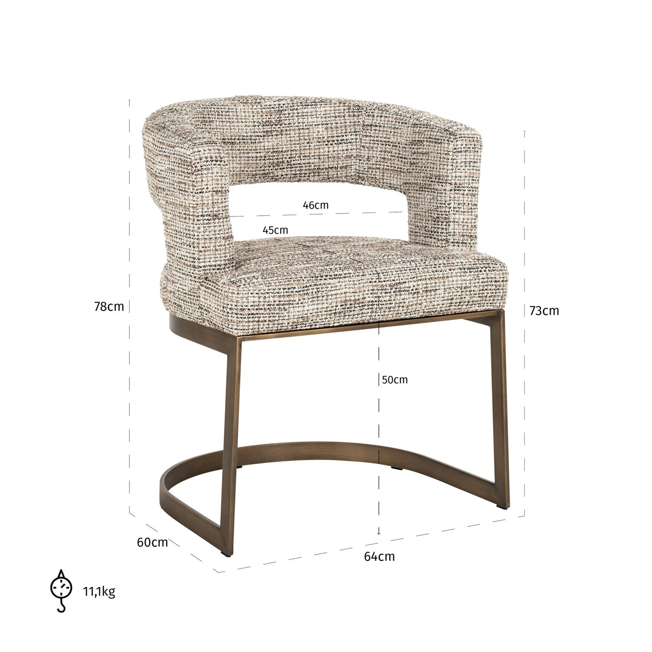 Spisestol Ellis trendy natur Richmond Interiors Spisestol