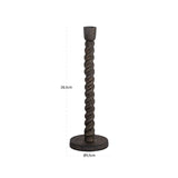Candle holder Milena messing antikk liten Richmond Interiors Lysestake