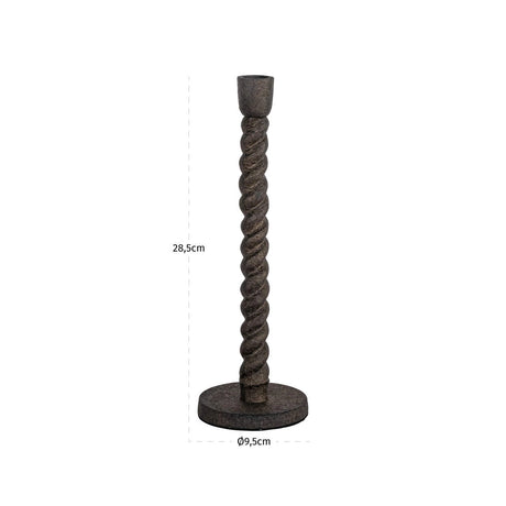 Candle holder Milena messing antikk liten Richmond Interiors Lysestake