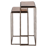 Endebord Villano bronse sett med 2 Richmond Interiors Sidebord