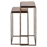Endebord Villano bronse sett med 2 Richmond Interiors Sidebord