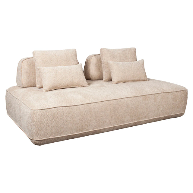 Sofa Tudor natural boldvevd 2,5-seter med flyttbar ryggstøtte Richmond Interiors Sofa