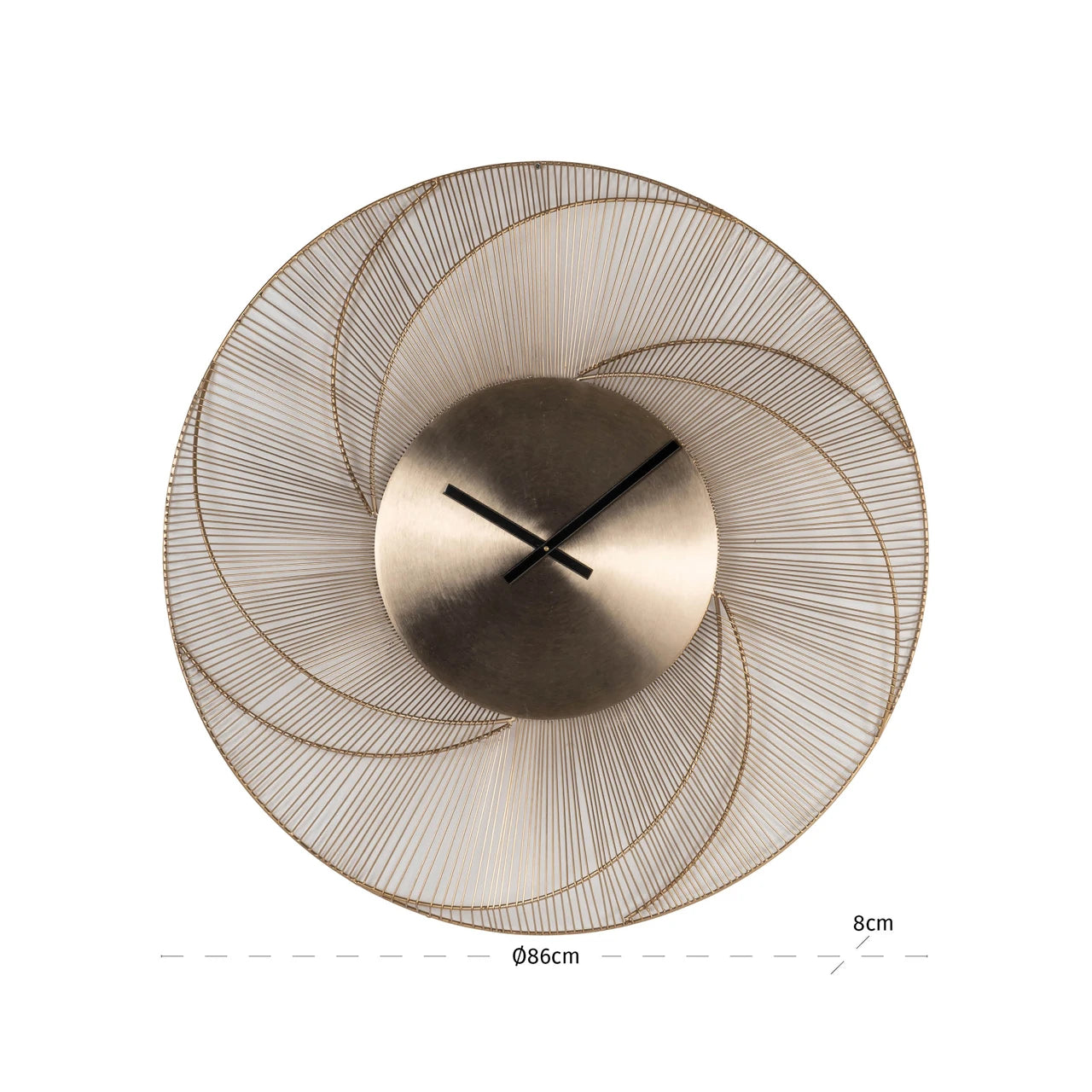 Klokke Denver gull Richmond Interiors Veggur