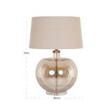 Bordlampe Jazzy amber Richmond Interiors Bordlampe