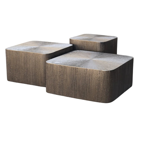 Coffee table Cubes Brunzae Sett med 3 Richmond Interiors Sofabord