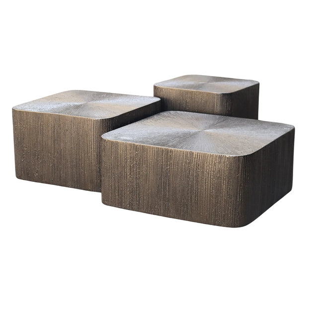 Coffee table Cubes Brunzae Sett med 3 Richmond Interiors Sofabord