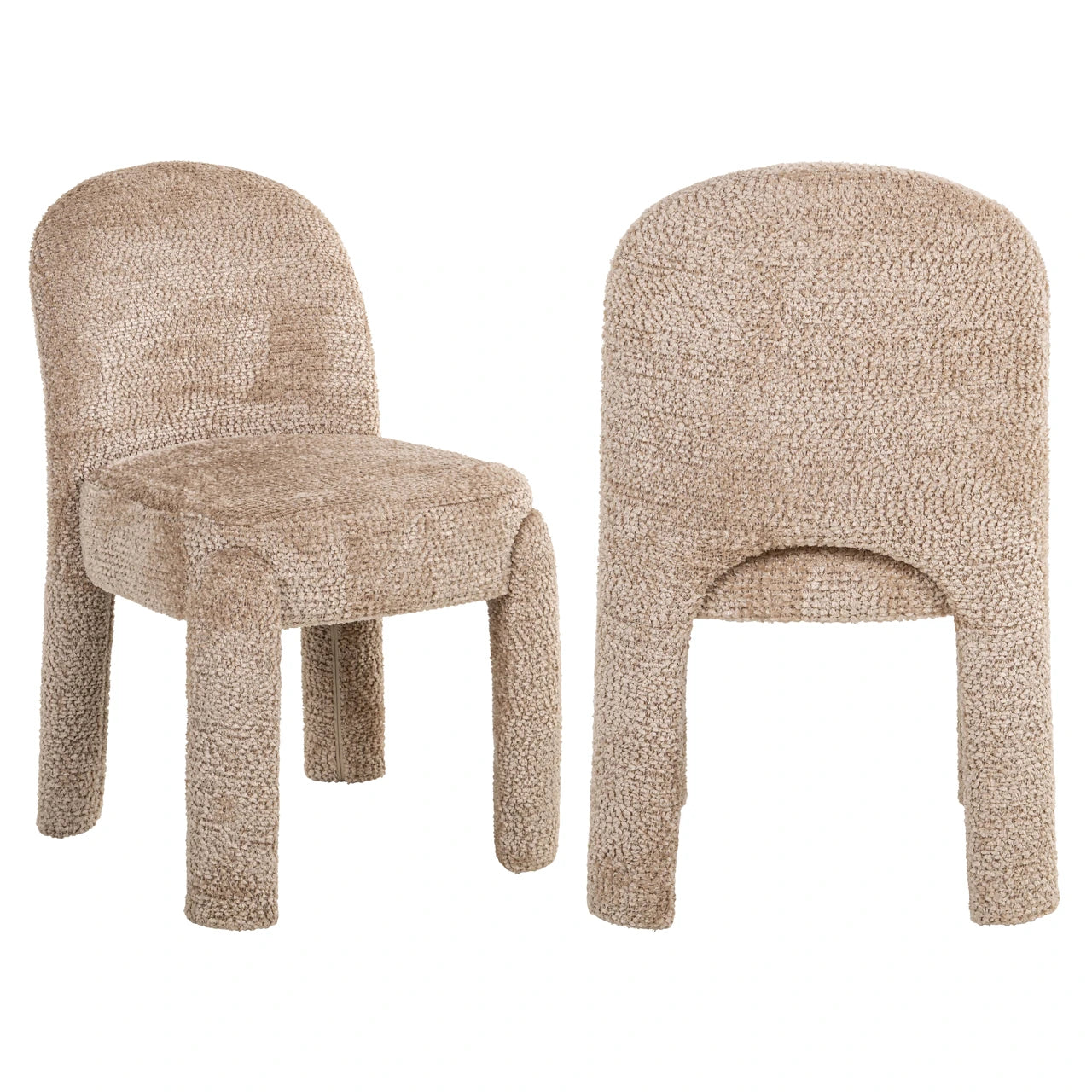 Spisestuestol Brandi vakker beige sett med 2 Richmond Interiors Spisestol