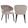Spisestol Indigo khaki fløyel Richmond Interiors Spisestol