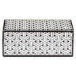 Oppbevaringsboks Feliz svart/hvit liten Richmond Interiors Oppbevaring